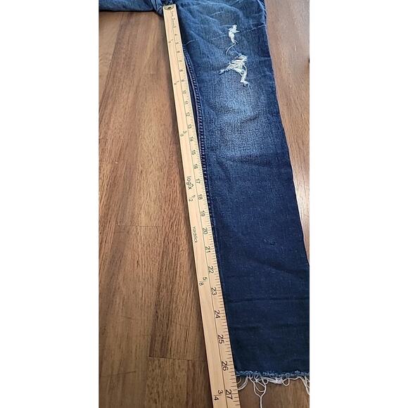 Hollister Mid Rise Super Skinny Jeans Size 7S Short 28x26 Distressed EUC - Picture 8 of 8